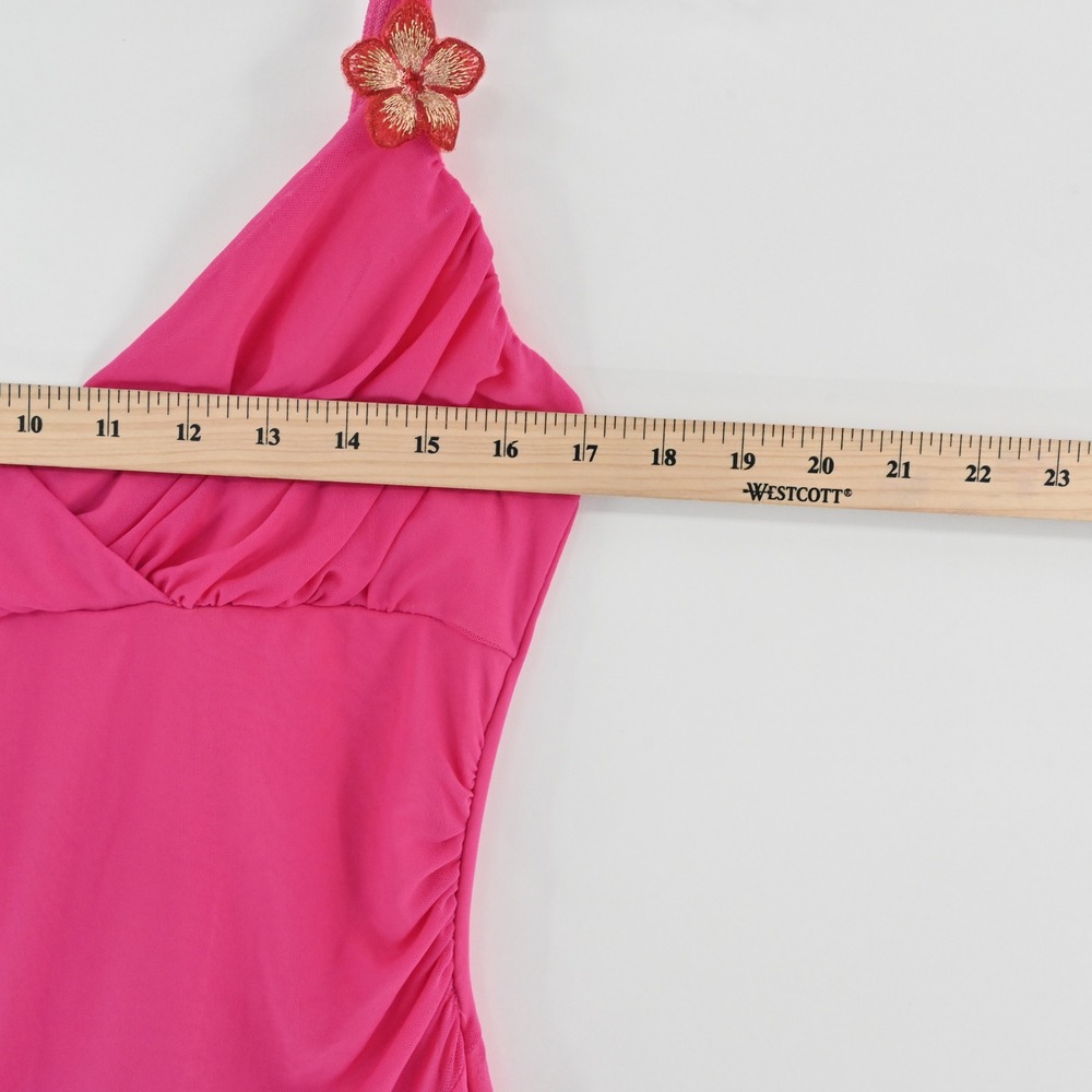 Dolls Kill Delias Mermaid Kisses Mini Dress Size L Pink Asymmetrical Going Out‎ - Picture 4 of 14